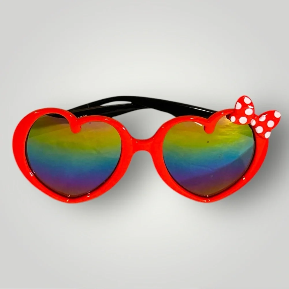 Minnie Mouse Heart Shaped Sunglasses